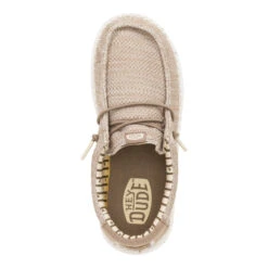 Wally Youth Stretch Sox - Walnut -Heydude 42072 267 WALLYYSTRETCHMESH WALNUT TOP conversion1