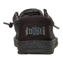 Wally Toddler Stretch Mesh - Black/Black -Heydude 42073 060 WALLYTSTRETCHSOX BLACKBLACK BACK