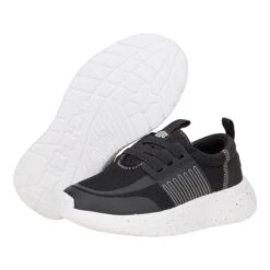 Sirocco Play Youth Varsity - Black 8 Sirocco Play Youth Varsity - Black -Heydude 42104 001 SIROCCOPLAYYVARSITY BLACK PAIR BOTTOM