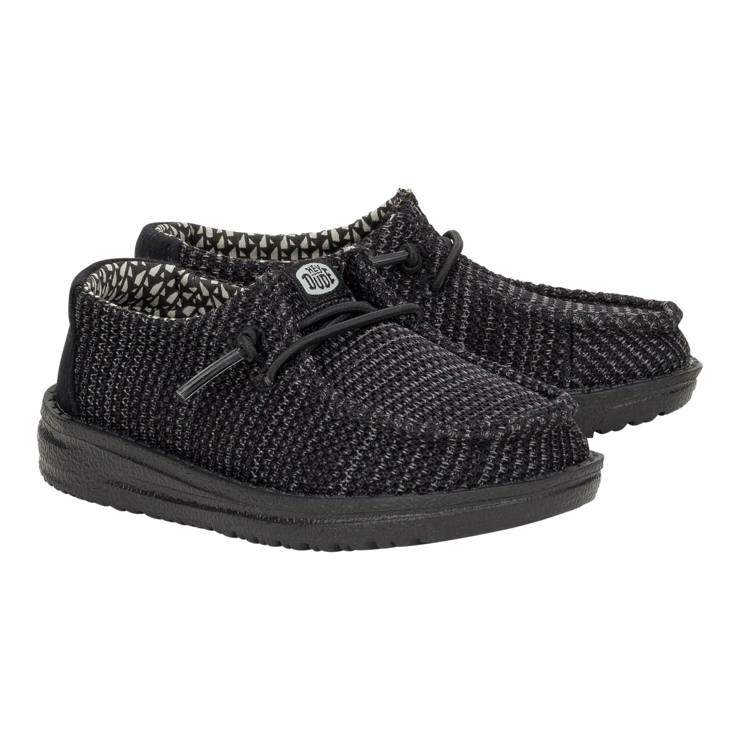 Wendy Toddler Stretch Sox - Black/Black 2 Wendy Toddler Stretch Sox - Black/Black - Image 2