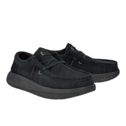 Wendy Comf Suede - Black -Heydude 42641 001 WENDY X SUEDE BLACK RIGHT PAIR conversion1