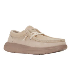 Wendy Comf Suede - Blush -Heydude 42641 684 WENDY X SUEDE BLUSH RIGHT SIDE conversion1