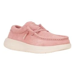 Wendy Comf Suede - Rose Pink/Whisper Pink -Heydude 42641 79A WENDYCOMFSUEDE ROSEPINK WHISPERPINK RIGHT 3QTR