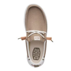 Wally Craft Linen - Timber/Silver Birch -Heydude 43086 2KR WALLYCRAFTLINEN TIMBERSILVERBIRCH TOP conversion1