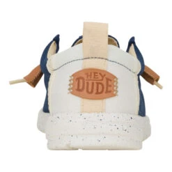 Wally Craft Linen - White/Sargasso Blue -Heydude 43086 4UA WALLYSUMMERLINEN SARGASSOBLUE WHITE BACK conversion1