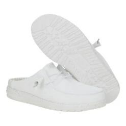 Wally Slip Stretch Sox - White -Heydude 43103 100 WALLYSLIPSTRETCHSOX WHITE PAIR BOTTOM conversion1