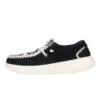Wendy Comf Suede Crochet - Black/Multi