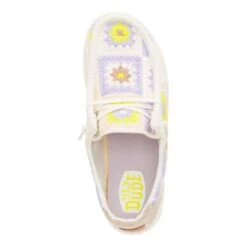 Wendy Cottage Crochet - Egret/Lavender/Multi 14 Wendy Cottage Crochet - Egret/Lavender/Multi -Heydude 43109 0NK WENDYCOTTAGECROCHET EGRET LAVENDER MULTI TOP