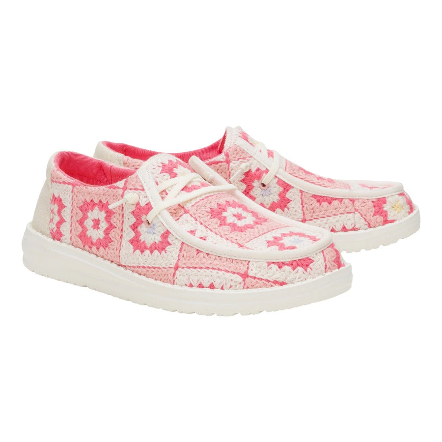 Wendy Cottage Crochet - Coral/Ballerina Pink 2 Wendy Cottage Crochet - Coral/Ballerina Pink - Image 2