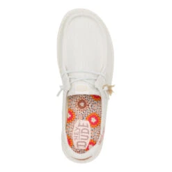 Wendy Perf Canvas - White 14 Wendy Perf Canvas - White -Heydude 43111 0LA WENDYPERFCANVAS WHITE TOP conversion1