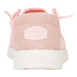 Wendy Eyelet - Pale Pink -Heydude 43128 6ZZ WENDYEYELET PALEPINK BACK