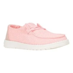 Wendy Eyelet - Pale Pink -Heydude 43128 6ZZ WENDYEYELET PALEPINK RIGHT 3QTR