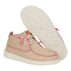 Wendy Mid Perf Canvas - Irish Cream 10 Wendy Mid Perf Canvas - Irish Cream -Heydude 43135 0NG WENDYMIDPERFCANVAS IRISHCREAM PAIR BOTTOM conversion1