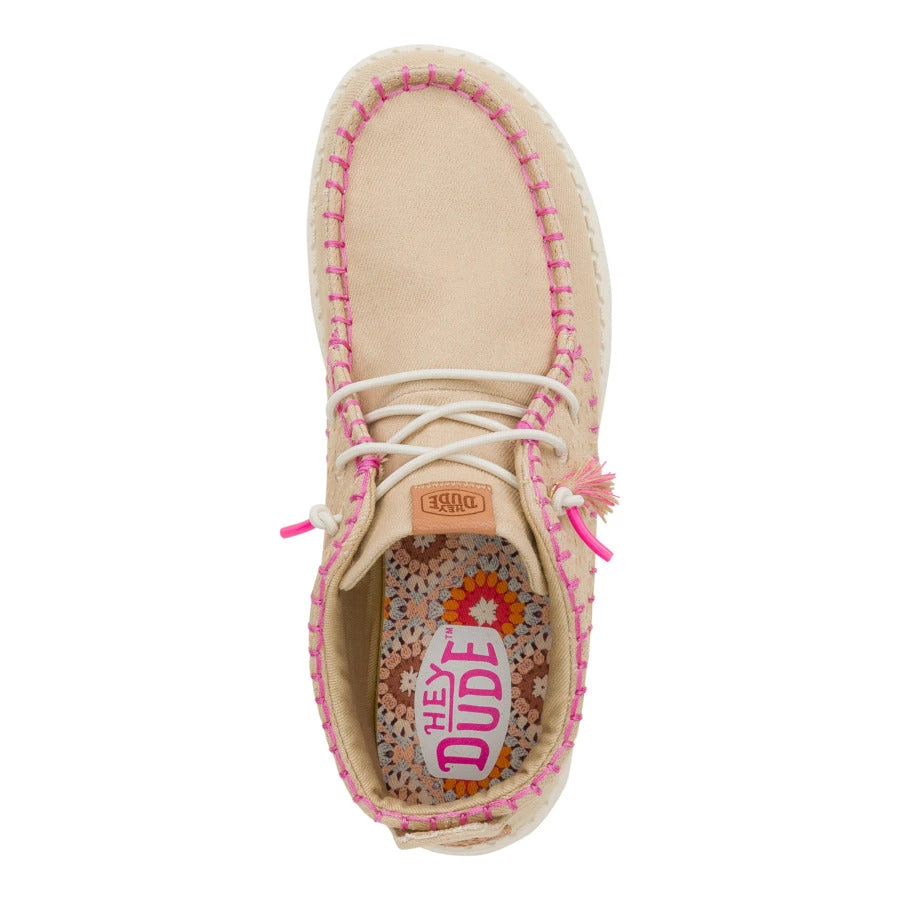 Wendy Mid Perf Canvas - Irish Cream 6 Wendy Mid Perf Canvas - Irish Cream - Image 6