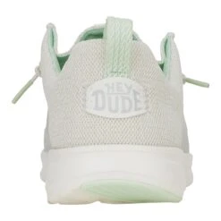 Wally Hey2O Mesh - White/Dawn Blue -Heydude 43145 1TM WALLYHEY2OMESH WHITE DAWNBLUE BACK