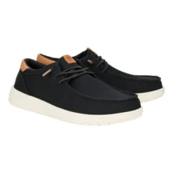 Paul Canvas - Black 11 Paul Canvas - Black -Heydude 43151 001 PAULCANVAS BLACK PAIR conversion1