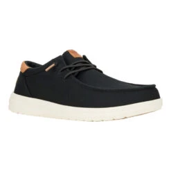 Paul Canvas - Black 16 Paul Canvas - Black -Heydude 43151 001 PAULCANVAS BLACK RIGHT 3QTR conversion1