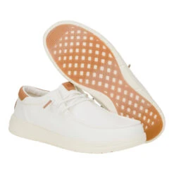 Paul Canvas - White 12 Paul Canvas - White -Heydude 43151 100 PAULCANVAS WHITE PAIR BOTTOM conversion1