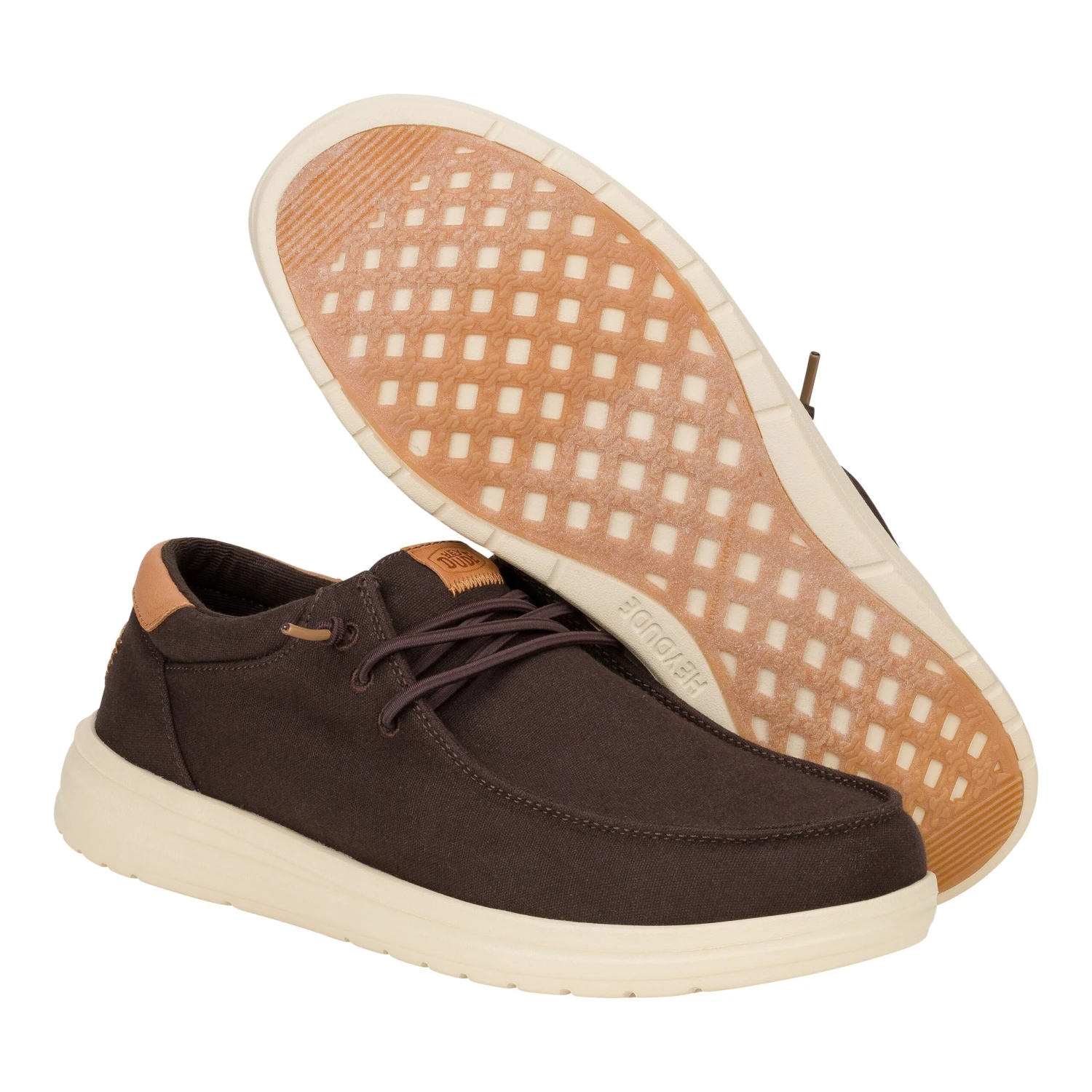 Paul Canvas - Brown/Wood Ash 3 Paul Canvas - Brown/Wood Ash - Image 3