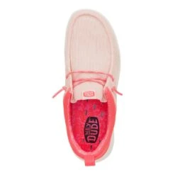 Wendy Hey2O Mesh - Pale Pink/Fiery Pink 18 Wendy Hey2O Mesh - Pale Pink/Fiery Pink -Heydude 43164 77W WENDYHEY2OMESH PALEPINK FIERYPINK TOP 1