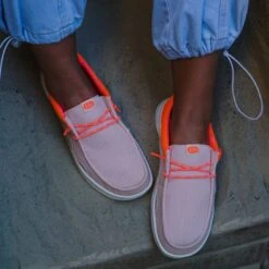 Wendy Hey2O Mesh - Pale Pink/Fiery Pink 17 Wendy Hey2O Mesh - Pale Pink/Fiery Pink -Heydude 43164 77W WENDY HEY2O MESH PALEPINK FIERYPINK 04