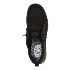 Wally Drift Mesh - Black/Black -Heydude 43165 060 WALLYDRIFTMESH BLACKBLACK TOP