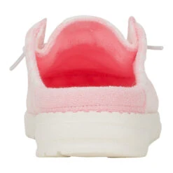 Wendy Slip Terry Stripe - Stripe Pink/White 13 Wendy Slip Terry Stripe - Stripe Pink/White -Heydude 43186 690 WENDYSLIPTERRYSTRIPE PINK WHITE BACK conversion1