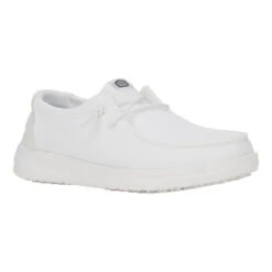 Wendy Work CE Slip Resistant - White -Heydude 43223 100 WENDYWORKCE WHITE RIGHT 3QTR conversion1