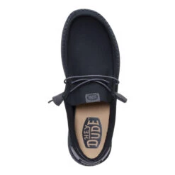 Wally Hex - Black/Black -Heydude 43293 060 WALLYHEX BLACKBLACK TOP conversion1