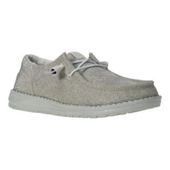 Wendy Funk Holiday Sparkle - Silver -Heydude 43350 040 WENDYFUNKSPARKLE SILVER RIGHT 3QTR conversion1