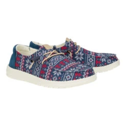 Wendy Winter Sweater - Navy/Multi -Heydude 43536 4HQ WENDYWINTERSWEATER NAVYMULTI PAIR conversion1