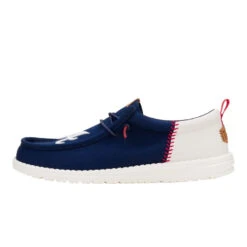 MLB Braves™ Wally Funk - Braves Navy/White -Heydude 43610 462 WALLYFUNKMLBBRAVES NAVYWHITE LEFT SIDE