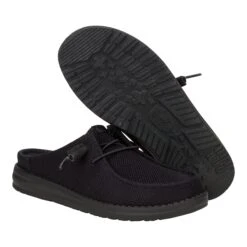 Wendy Slip Stretch Sox - Black 9 Wendy Slip Stretch Sox - Black -Heydude 43612 001 WENDYSLIPSTRETCHSOX BLACK PAIR BOTTOM