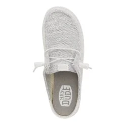 Wendy Slip Stretch Sox - Stone White 12 Wendy Slip Stretch Sox - Stone White -Heydude 43612 1KA WENDYSLIPSTRETCHSOX STONEWHITE TOP