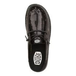 Wendy Slip Sequin - Black 12 Wendy Slip Sequin - Black -Heydude 43615 001 WENDYSLIPSEQUIN BLACK TOP