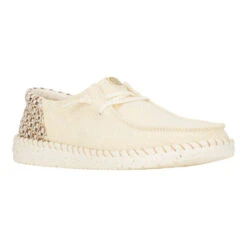 Wendy Funk Coastal Woven - Egret -Heydude 43635 0NI WENDYFUNKCOASTALWOVEN EGRET MULTI RIGHT 3QTR conversion1