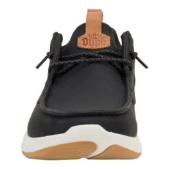 Wally Drift Classic - Black/White 12 Wally Drift Classic - Black/White -Heydude 43641 066 WALLYDRIFTCLASSIC BLACK WHITE FRONT conversion1