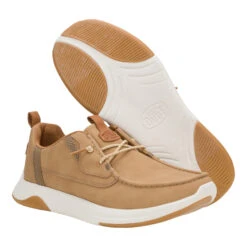 Wally Drift Classic - Sepia Tint/White 9 Wally Drift Classic - Sepia Tint/White -Heydude 43641 2JB WALLYDRIFTCLASSIC SEPIATINT WHITE PAIR BOTTOM conversion1