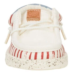 Wally Funk Toddler Americana Stars - American Flag 11 Wally Funk Toddler Americana Stars - American Flag -Heydude 43679 9CW WALLYFUNKTAMERICANASTARS AMERICANFLAG FRONT conversion1