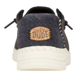 Wendy Espadrille Woven - Black -Heydude 43681 001 WENDYESPADRILLEWOVEN BLACK BACK conversion1