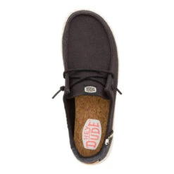 Wendy Espadrille Woven - Black -Heydude 43681 001 WENDYESPADRILLEWOVEN BLACK TOP conversion1