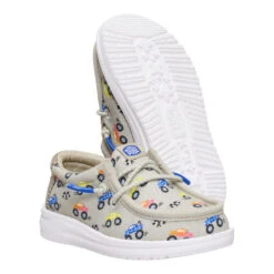 Wally Toddler Trucks - Stone/Multi -Heydude 43688 1WC WALLYTTRUCKS STONEMULTI PAIR BOTTOM conversion1