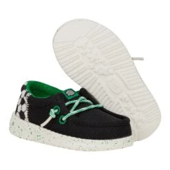 Wally Funk Toddler Sports - Black -Heydude 43689 001 WALLYFUNKTSPORTS BLACK PAIR BOTTOM