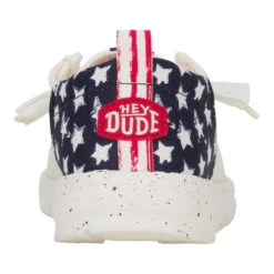 Wendy Funk Americana Stars - White/Navy Blazer -Heydude 43693 1TS WENDYFUNKAMERICANASTARS WHITE NAVYBLAZER BACK conversion1