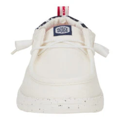 Wendy Funk Americana Stars - White/Navy Blazer -Heydude 43693 1TS WENDYFUNKAMERICANASTARS WHITE NAVYBLAZER FRONT conversion1