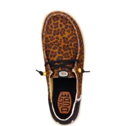 Wendy Funk Animal - Brown/Black -Heydude 43695 22G WendyFunkAnimal Brown Black Right Top