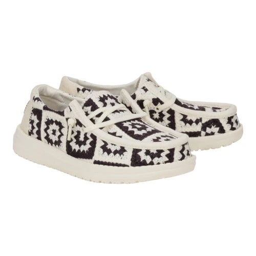 Wendy Youth Cottage Crochet - Black/Multi 2 Wendy Youth Cottage Crochet - Black/Multi - Image 2