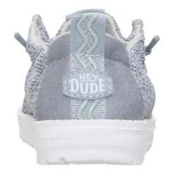 LilDude Slip On Core - Grey/White 12 LilDude Slip On Core - Grey/White -Heydude 43719 01J LILDUDESLIPONCORE GREYWHITE BACK conversion1