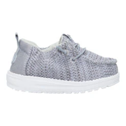 LilDude Slip On Core - Grey/White 15 LilDude Slip On Core - Grey/White -Heydude 43719 01J LILDUDESLIPONCORE GREYWHITE RIGHT LATERAL conversion1