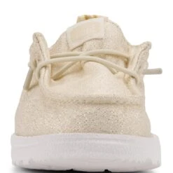 LilDude Infant Slip On Novelty - Champagne Glitter -Heydude 43722 9AC LilDudeSliponNovelty ChampagneGlitter Right Front